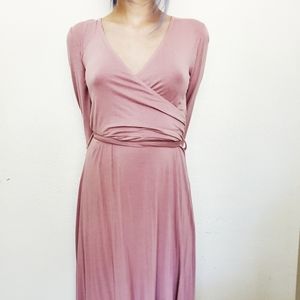 Pink Spring Mid-length Dress